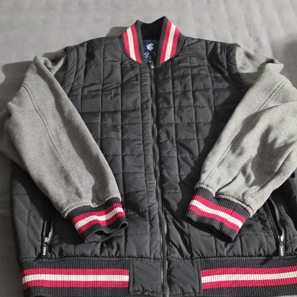 Rocawear Classic Navy and White Label Jacket
